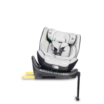 Autosedačka Lumi i-Size 40–150 cm, Isofix, 360°, růstová, od 0m+ do 12 let - sv. šedá