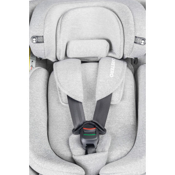 Autosedačka Lumi i-Size 40–150 cm, Isofix, 360°, růstová, od 0m+ do 12 let - sv. šedá
