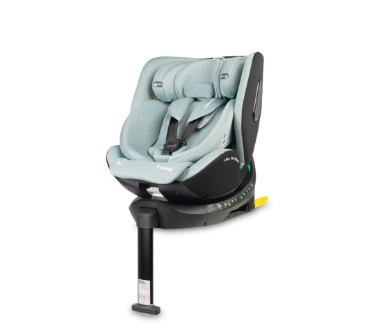 Autosedačka Lumi i-Size 40–150 cm, Isofix, 360°, růstová, od 0m+ do 12 let - zelená