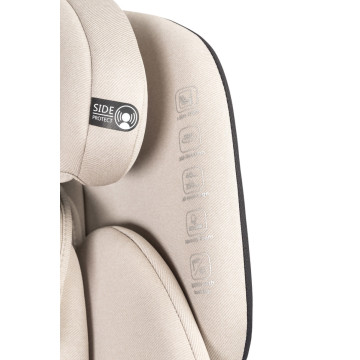 Autosedačka Lumi i-Size 40–150 cm, Isofix, 360°, růstová, od 0m+ do 12 let - béžová