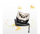 Autosedačka Lumi i-Size 40–150 cm, Isofix, 360°, růstová, od 0m+ do 12 let - béžová