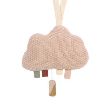 LÄSSIG Knitted Musical 2024 Little Universe Cloud milky/powder pink