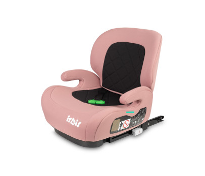 Podsedák, autosedačka Irbis i-Size 125–150 cm s ISOFIX - růžová