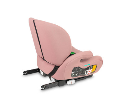 Podsedák, autosedačka Irbis i-Size 125–150 cm s ISOFIX - růžová
