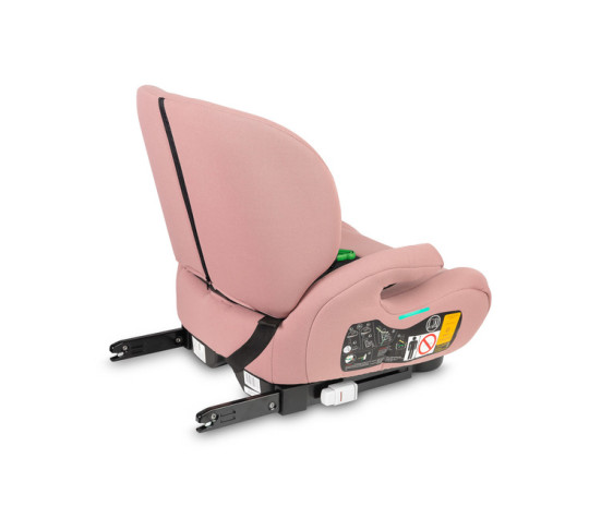 Podsedák, autosedačka Irbis i-Size 125–150 cm s ISOFIX - růžová