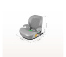 Podsedák, autosedačka Irbis i-Size 125–150 cm s ISOFIX – zelena