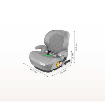 Podsedák, autosedačka Irbis i-Size 125–150 cm s ISOFIX – zelena