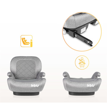 Podsedák, autosedačka Irbis i-Size 125–150 cm s ISOFIX – zelena