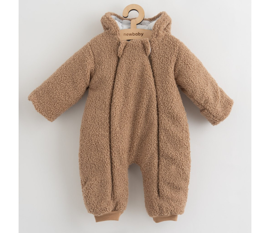 Kojenecký zimní overal bez šlapek New Baby Teddy Winter