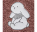 Fillikid Osuška s kapucí rabbit pink 75x75 cm Fillikid Osuška s kapucí rabbit pink 75x75 cm