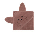 Fillikid Osuška s kapucí rabbit pink 75x75cm
