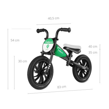 Dětské balanční kolo Qplay Feduro green
