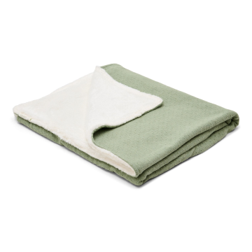 Deka pletená / fleece 70x100 cm Pure Sage