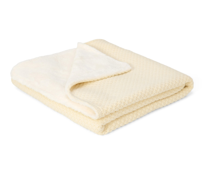 Deka pletená / fleece 70x100 cm Pure Soft White