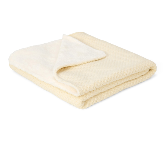 Deka pletená / fleece 70x100 cm Pure Soft White