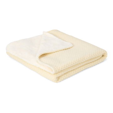 Deka pletená / fleece 70x100 cm Pure Soft White