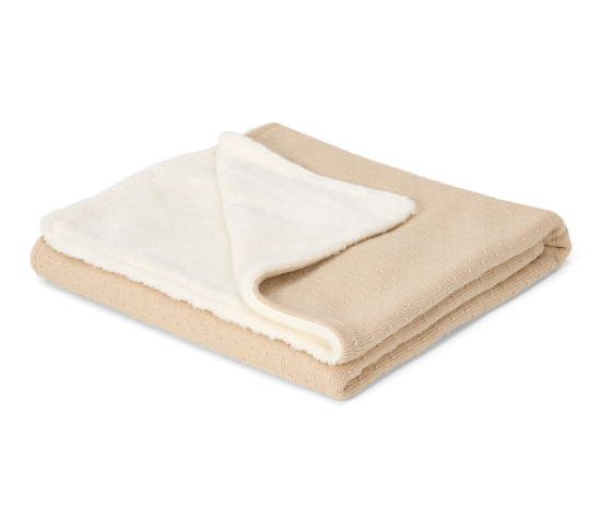 Deka pletená / fleece 110x140 cm Pure Soft Beige