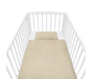 Bavlněný set do postýlky s výplní New Baby 90x120cm beige