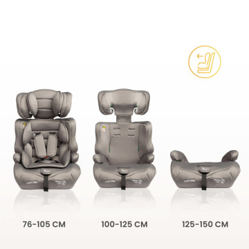 Autosedačka 76-150, 3v1, Falcon I-SIZE, grafit