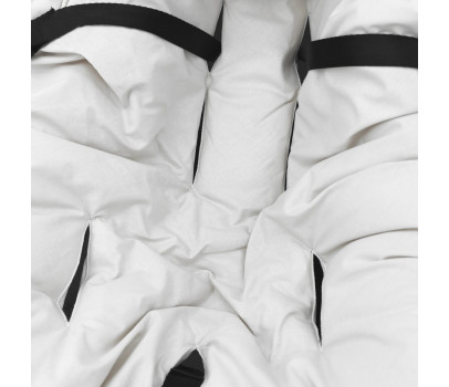 Oteplená zavinovací deka s kapucí, bavlna, 90 x 90 cm - béžová se vzorem