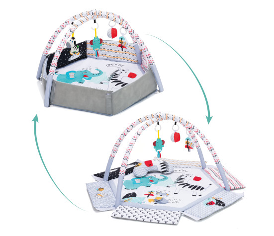 Fillikid Deka s hrazdou s míčky grey