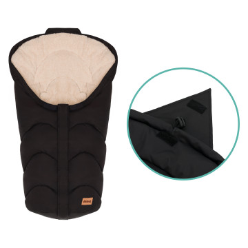 Fillikid Fusak zimní Torre Gr.0 black, teddy plush