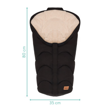 Fillikid Fusak zimní Torre Gr.0 black, teddy plush