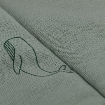 Fillikid Dětský pytel na spaní celoroční whale green 80 cm