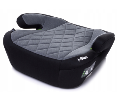 Autosedačka/podsedák 4BABY HI-FIX ISOFIX I-SIZE, černá/šedá