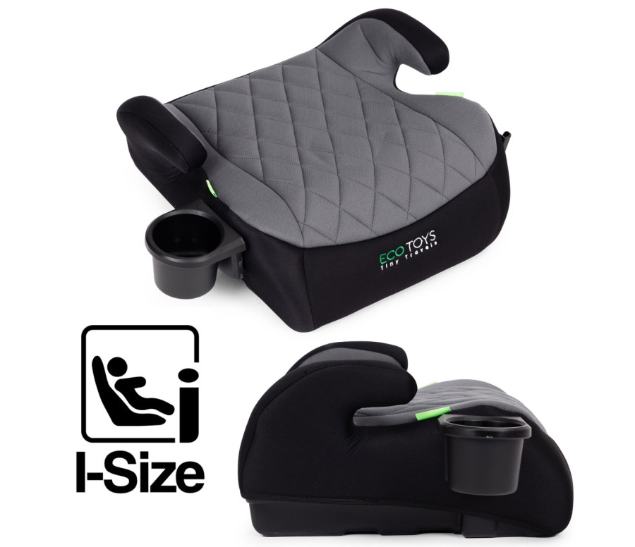 Dětský podsedák do auta i-Size s držákem na nápoje pro výšku 125–150 cm