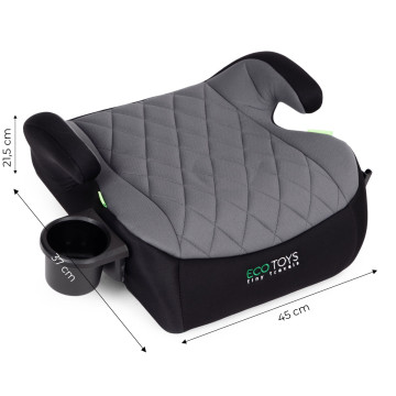 Dětský podsedák do auta i-Size s držákem na nápoje pro výšku 125–150 cm