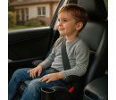 Dětský podsedák do auta ISOFIX i-Size s držákem na nápoje, pro výšku 125–150 cm, šedý