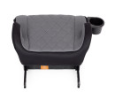 Dětský podsedák do auta ISOFIX i-Size s držákem na nápoje, pro výšku 125–150 cm, šedý