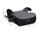 Dětský podsedák do auta ISOFIX i-Size s držákem na nápoje, pro výšku 125–150 cm, šedý