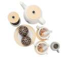Dětský dřevěný čajový set Montessori Baby Mix