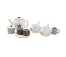 Dětský dřevěný čajový set Montessori Baby Mix