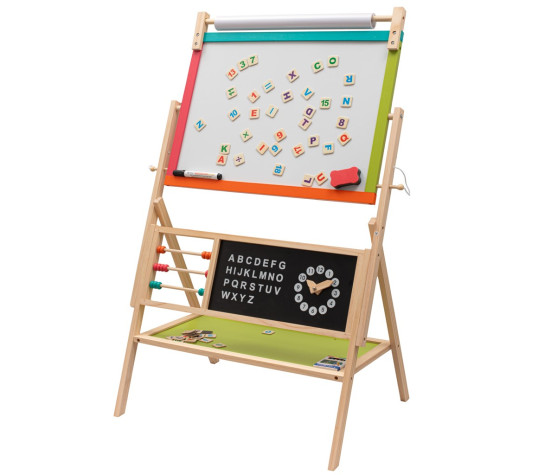 Dřevěná tabule pro děti 2v1 Montessori Baby Mix