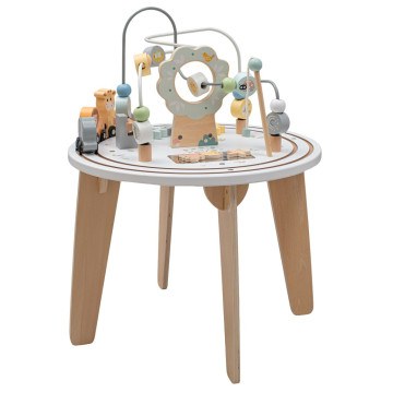 Dřevěný multifunkční stoleček Montessori Baby Mix