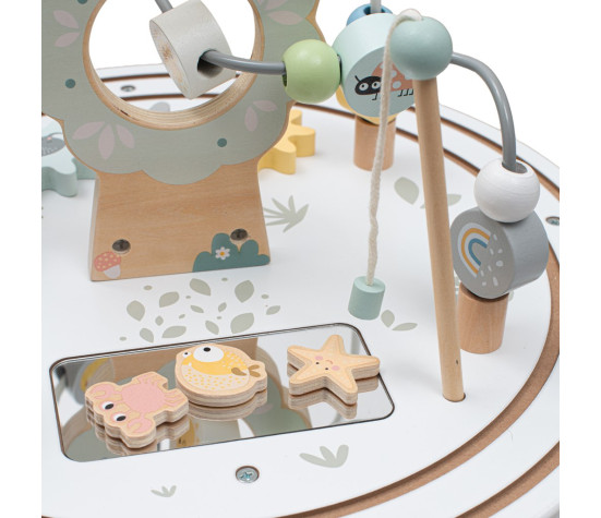 Dřevěný multifunkční stoleček Montessori Baby Mix