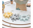 Dřevěný multifunkční stoleček Montessori Baby Mix