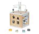 Dřevěná multifunknčí kostka Safari Montessori Baby Mix