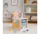 Dřevěná multifunknčí kostka Safari Montessori Baby Mix