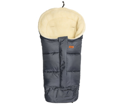 Prošívaný fusák s ovčí vlnou Combi 3v1 SENSILLO - grafit