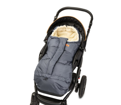 Prošívaný fusák s ovčí vlnou Combi 3v1 SENSILLO - grafit