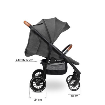 Sportovní kočárek Elma Dark Grey