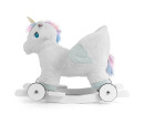 Houpací koník s melodií a kolečky Milly Mally Polly Jednorožec
