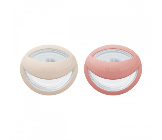 Dudlík NUK Perfect Match 0-6m 2 ks beige/red