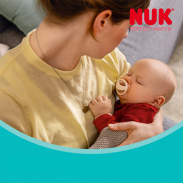 Dudlík NUK Perfect Match 0-6m 2 ks green/blue, Zelená 0-6 m