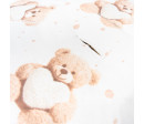 Zateplená zavinovačka do autosedačky New Baby Love Teddy Bear beige, Béžová