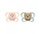 Dudlík NUK Perfect Match Air FOX/BEAR 0-2m 2ks box